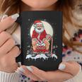 Santa Claus Pooping Down The Chimney Christmas Meme Coffee Mug Funny Gifts