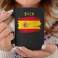 Spain Flag Brush Stroke Style Tassen Lustige Geschenke