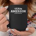 Team Amerson Proud Surname Last Name Tassen Lustige Geschenke