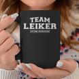 Team Leiker Stolzer Familienname Nachname Geschenk Tassen Lustige Geschenke