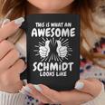 Women's Schmidt Surname Schmidt Surname Schmidt With-Neck Tassen Lustige Geschenke