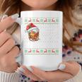 I'm Full Of Holiday Spirit It’S Called Bourbon Ugly Sweater Coffee Mug Personalized Gifts