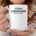 Team Lindemann Proud Family Last Name Gray Tassen Lustige Geschenke