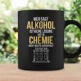 Alcohol Is A Solution Chemist Scientist Tassen Geschenkideen