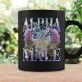 Alpha Male Unicorn Cat Ironic Vintage Coffee Mug Gifts ideas