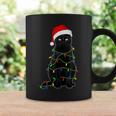Black Cat Santa Christmas Family Matching Pajamas Xmas Coffee Mug Gifts ideas