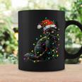 Black Cat Santa Christmas Tree Lighting Xmas Coffee Mug Gifts ideas