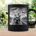 Chicken Rooster Graphic Selfie With Ufos Weird Aliens Coffee Mug Gifts ideas
