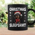 Dachshund Wiener Doxie Dog Nightdress Pyjamas Christmas Tassen Geschenkideen