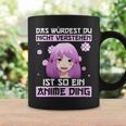 Damen Das Würdest Du Nichterstehen Ist So Ein Anime Ding Mit-Ausschnitt Tassen Geschenkideen