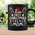 First Christmas As A Mom 2024 Family Matching 1St New Mom Coffee Mug Gifts ideas