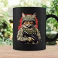 Army Cat With Gun Soldier Warrior Kitty Coffee Mug Gifts ideas