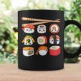 Happy Sushi Anime Kawaii Set For Japanese Food Lovers Coffee Mug Gifts ideas