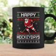 Ice Hockey Ugly Christmas Santa Claus Happy Hockeydays Coffee Mug Gifts ideas