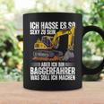 Ich Bin Baggerfahrer Construction Worker Digger Tassen Geschenkideen