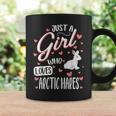 Just A Girl Who Loves Arctic Hares Graphic Print Coffee Mug Gifts ideas