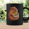 Kawaii Capybara Eating Ramen Noodles Anime Japanese Coffee Mug Gifts ideas