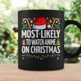 Most Likely To Watch Anime On Christmas Cool Anime Christmas Coffee Mug Gifts ideas