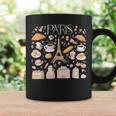 Paris France Souvenir Elegant Parisian Landmarks Aifel Tower Tassen Geschenkideen