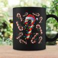 Red And White Candy Cane Santa Christmas Xmas Lights Coffee Mug Gifts ideas