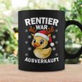 Reindeer Was Out Sold Christmas Elk Slogan Tassen Geschenkideen