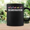 Scandinavia Sweden Norway Denmark Flags Elk Holiday Tassen Geschenkideen