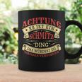 Women's Achtung Es Ist Ein Schmitz Ding Surname Name Plate Tassen Geschenkideen