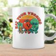 Eat Your Veggies Eat Your Vegetables Cute Vegetarian Retro Graphic Print Coffee Mug Gifts ideas