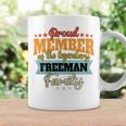 Freeman Nachname Freeman Tassen Geschenkideen