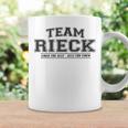 Team Rieck Stolze Familie Nachname Geschenk Tassen Geschenkideen