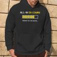 All-In En Cours Poker Humour Cadeau Poker Homme Tapis Jetons Sweat à capuche Lifestyle