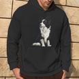 Border Collie Dog Pet Illustration Border Collie Kapuzenpullover Lebensstil