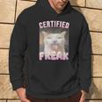 Cat Certified Freak Kapuzenpullover Lebensstil