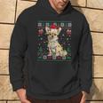 Chihuahua Christmas Santa Ugly Sweater Dog Lover Xmas Hoodie Lifestyle