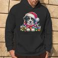 Christmas Hat Border Collie Border Collies Kapuzenpullover Lebensstil