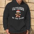 Christmas Pregnancy Man Behind Cookie Oven Xmas Husband Men Hoodie Lifestyle