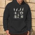 Creepy Cute Bunny Rabbits Horror Goth Grunge Alt Aesthetic Hoodie Lifestyle