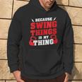 Damen Weil Swing Things Mein Ding Ist Workout Kettlebell Mit-Ausschnitt Kapuzenpullover Lebensstil