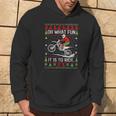 Dirt Bike Ugly Christmas Motocross What Fun It Is To Ride Hoodie Lifestyle