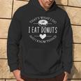 Das Ist Was Ich Essen Donuts Und Weiß Dinge German Kapuzenpullover Lebensstil