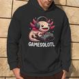 Gamesolotl Axolotl Video Gamer Kawaii Anime Boys Ns Hoodie Lifestyle