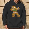 Gentle Gingerbread Man Christmas Dab Kapuzenpullover Lebensstil