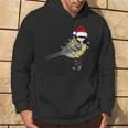 Great Tit Christmas Bird Santa Garden Bird Kapuzenpullover Lebensstil