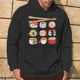 Happy Sushi Anime Kawaii Set For Japanese Food Lovers Hoodie Lifestyle