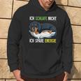 Ich Schlafe Nicht Ich Spare Energy Dachshund Kapuzenpullover Lebensstil