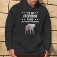 Ist So Ein Elefant Ding Lustiger Spruch Elefanten Kapuzenpullover Lebensstil