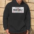 Martinez Last Name Puerto Rico License Plate Kapuzenpullover Lebensstil