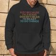 Retro Just Because I'm Awake Tweens And Ns Hoodie Lifestyle