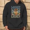 Retro Lainey First Name Personalized Western Cowgirl Hoodie Lifestyle