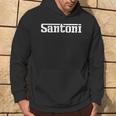 Santoni Name Text Italy Italian Surname Kapuzenpullover Lebensstil